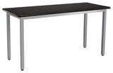NPS Steel Fixed Height Science Lab Table, 30 X 60 X 30, HPL Top, Grey
