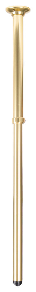 Utopia Alley Rustproof L-Shaped Corner Rod Vertical Ceiling Support Bar, Gold