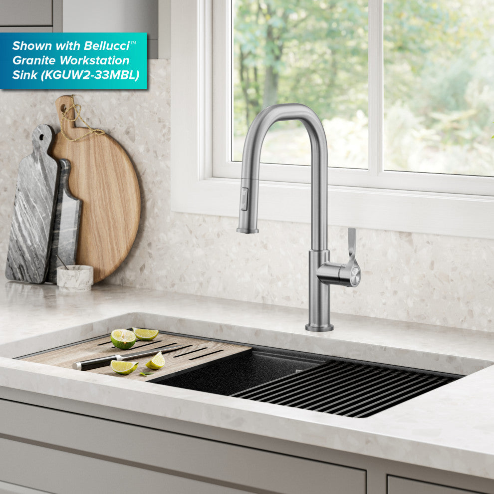 KRAUS Torak 2-Function Single Handle Pull Down Kitchen Faucet SFS