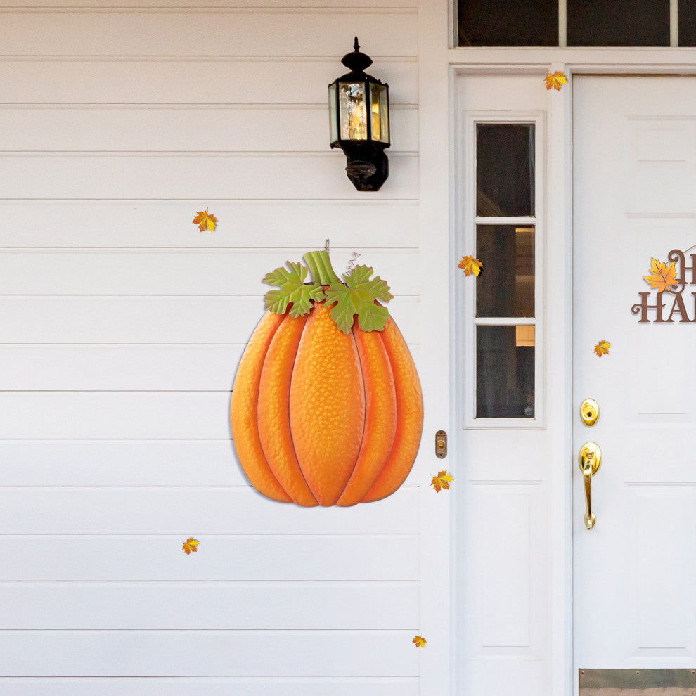 37.75"H Fall Glitter Pumpkin Yard Stake