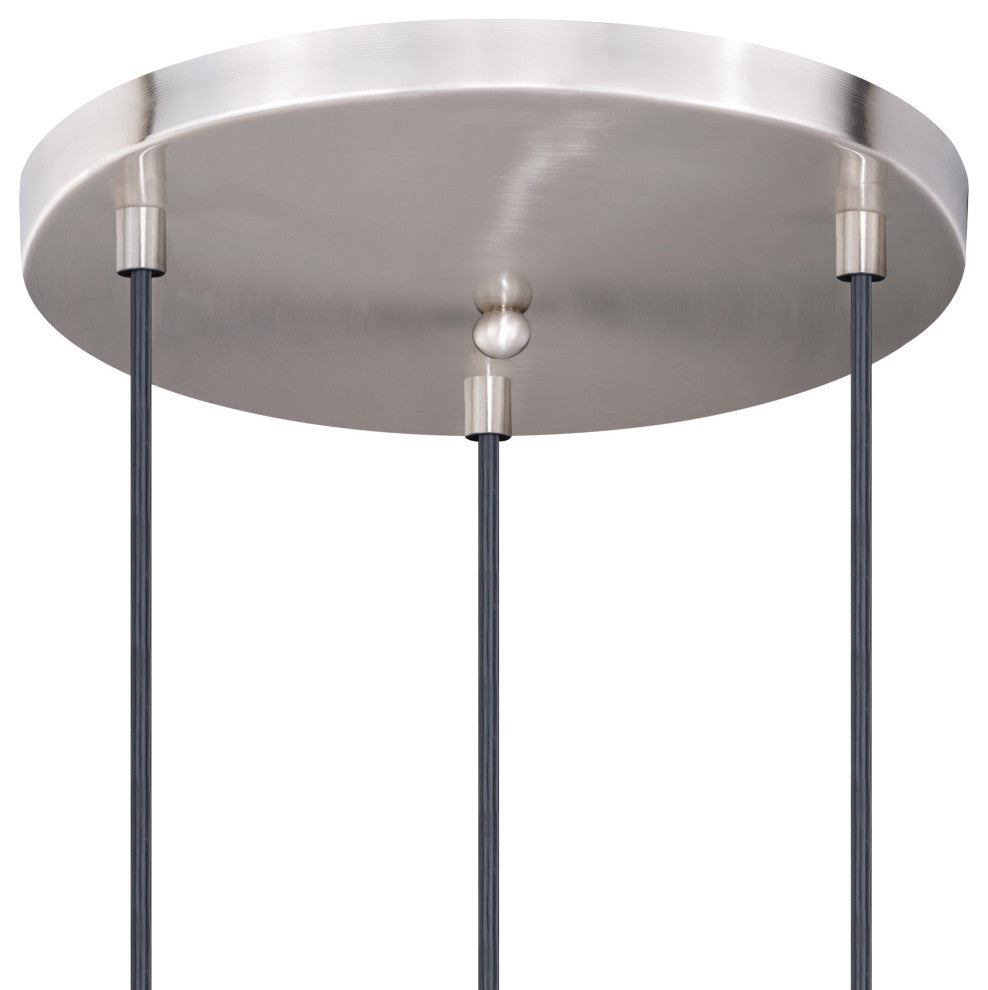 Vaxcel Lighting P0249 Millie 3 Light 17-1/2"W Multi Light Pendant - Satin