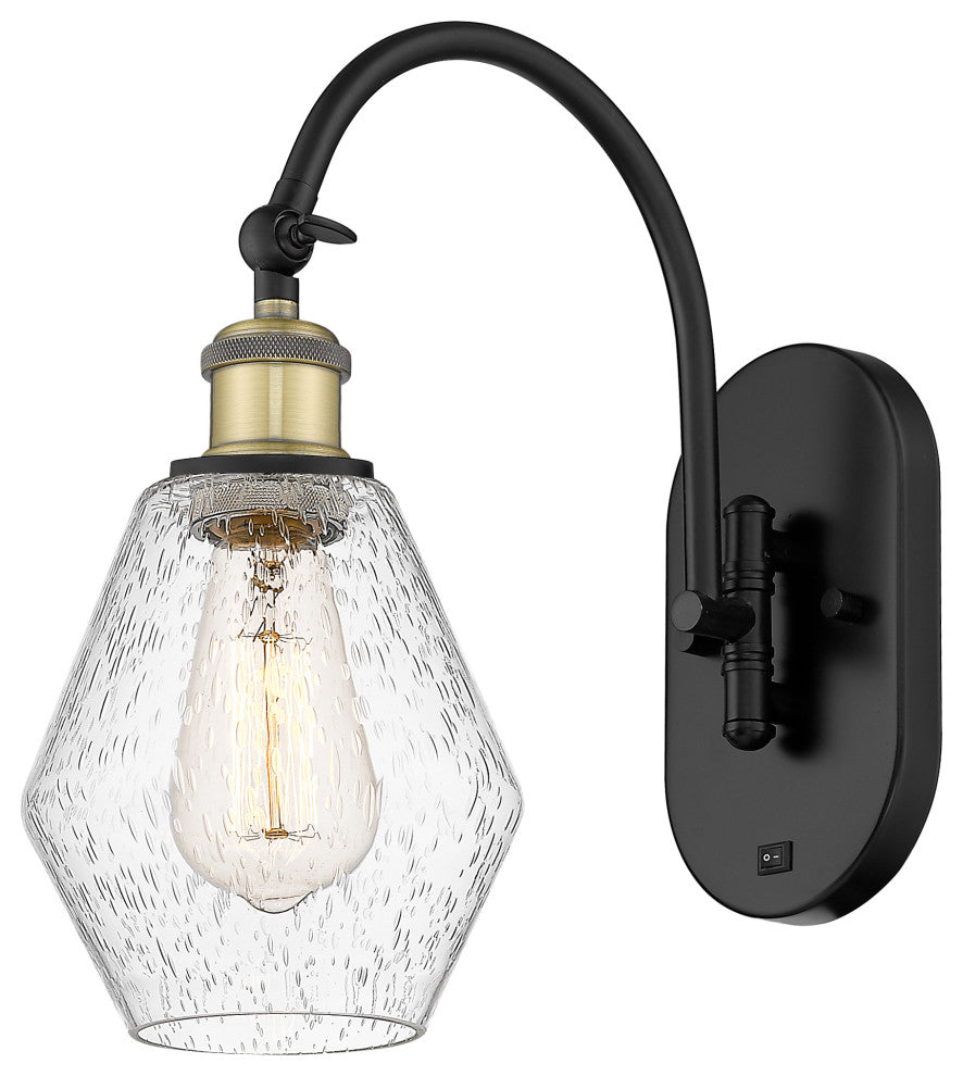 Innovations 518-1W-BAB-G654-6 1-Light Sconce, Black Antique Brass