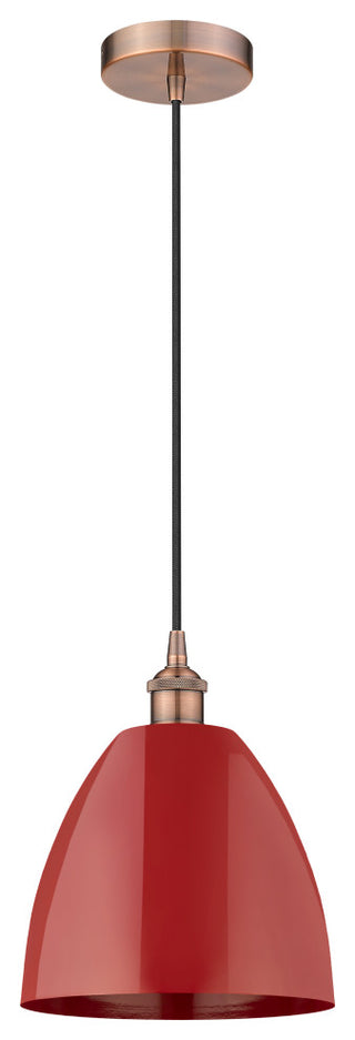 Innovations 616-1P-AC-MBD-9-RD 1-Light Mini Pendant, Antique Copper
