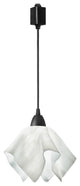 Jezebel Radiance Flame Track Light, Small, White Cloud
