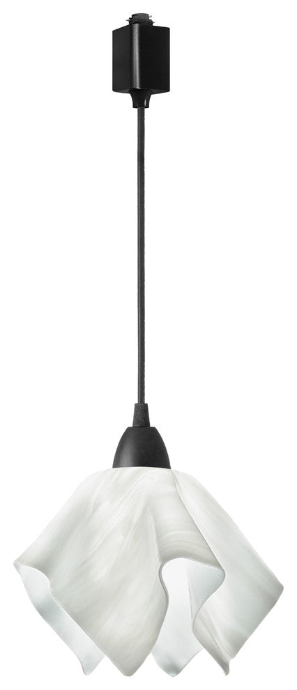 Jezebel Radiance Flame Track Light, Small, White Cloud