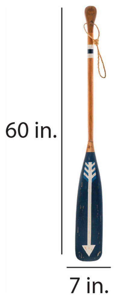 60 Inch Oar Blue With Arrow