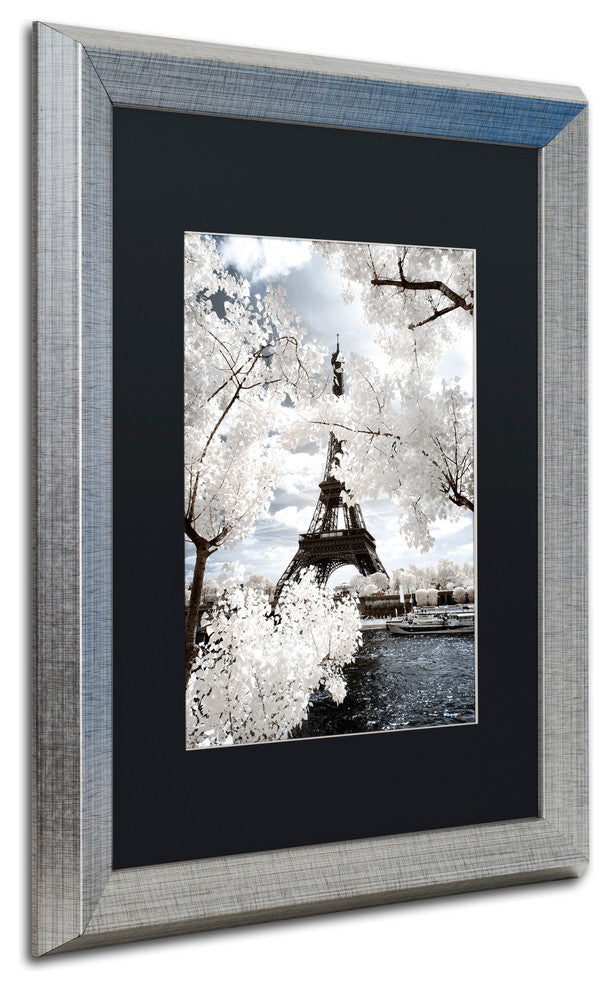 Philippe Hugonnard 'Another Look at Paris IV', Silver Frame, Black Mat, 20x16