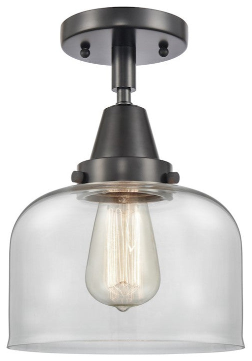 INNOVATIONS LIGHTING 447-1C-BK-G72-LED Large Bell Flush Mount