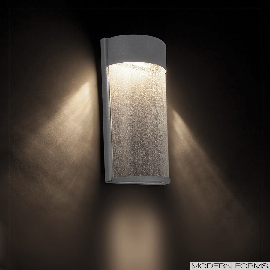 Modern Forms Rain LED Wall Light, Graphite, 12"