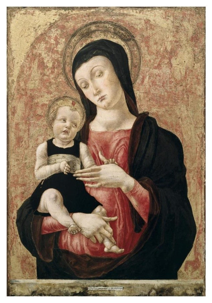"Madonna and Child" Digital Paper Print by Bartolomeo Vivarini, 27"x38"