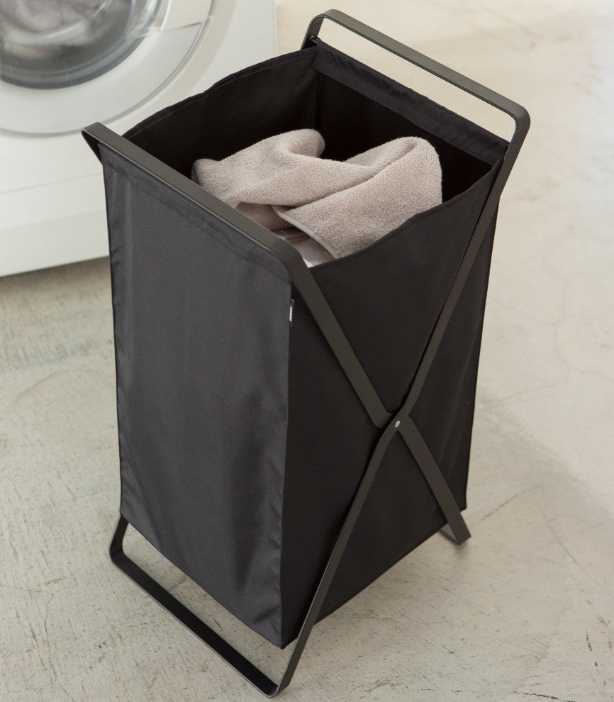 Tower Laundry Hamper, Black