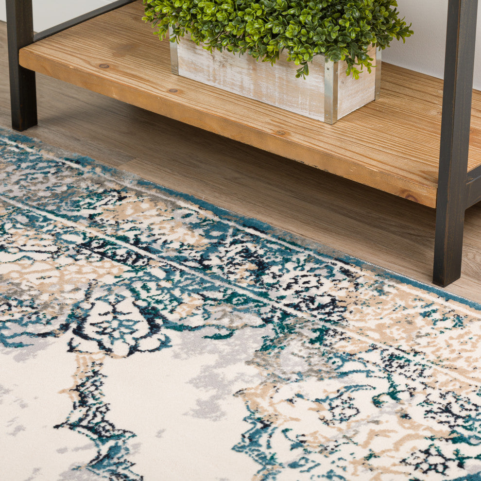 Dalyn Karma KM23 Ivory 3'3" x 5'1" Rug