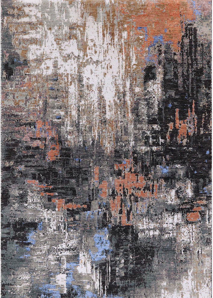 Ahgly Company Indoor Rectangle Mid-Century Modern Area Rugs, 2' x 4'