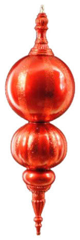 31" Red Oversized Shatterproof Finial