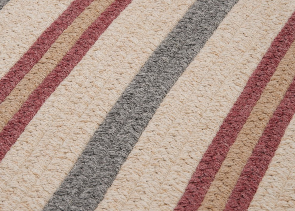 Colonial Mills Allure AL79 Mauveberry Stripes Area Rug, Rectangular 2''x3''