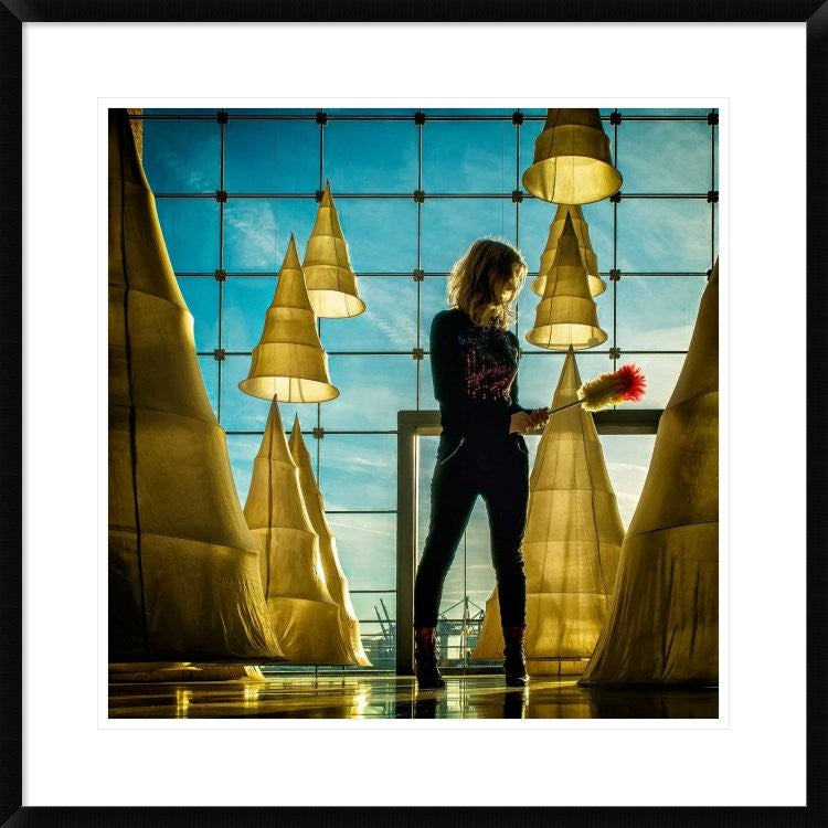 "Dusted" Framed Digital Print by Ambra, 30x30"