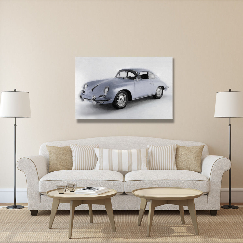 "1964 Porsche 356B Watercolor" Fine Art Print