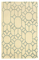 Linon Aspire Window Hand Tufted Wool 8'x11' Rug in Ivory