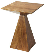 Mid-Century Square Mango Wood End Table