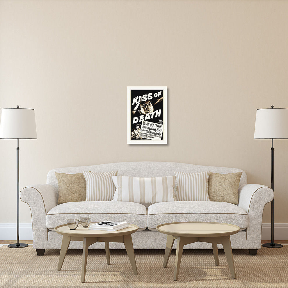 "Kiss Of Death" Stretched Canvas Giclee by Hollywood Photo Archive, 21x30"