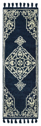 Oriental Weavers Madison Collection Blue/ Ivory Oriental Indoor Area Rug 2'6"X8'