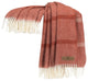 Montauk Stripe Herringbone Throw, Spicy Orange