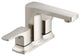 Tribune 2H Centerset Bath Faucet, 50/50 Pop-Up Drain 1.2gpm, Brushed Nickel