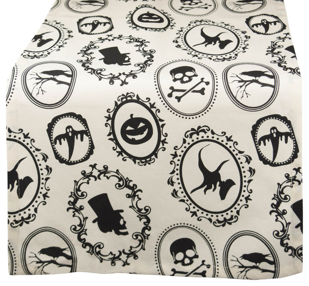 Halloween Portrait Table Runner 14"x72"