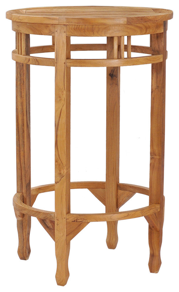 Teak Wood Orleans Outdoor Patio Bar Table, made from A-Grade Teak Wood, Small