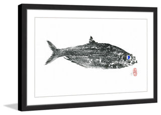 "The Mastermind" Framed Painting Print, 18"x12"