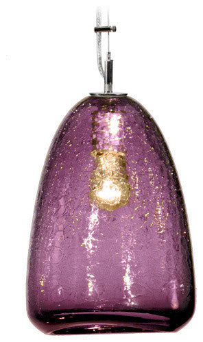 Summit Pendant, The Boa Lantern Collection, Dark Violet