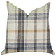 Plaid Rendezvous Luxury Throw Motif Pillow, 22"x22"