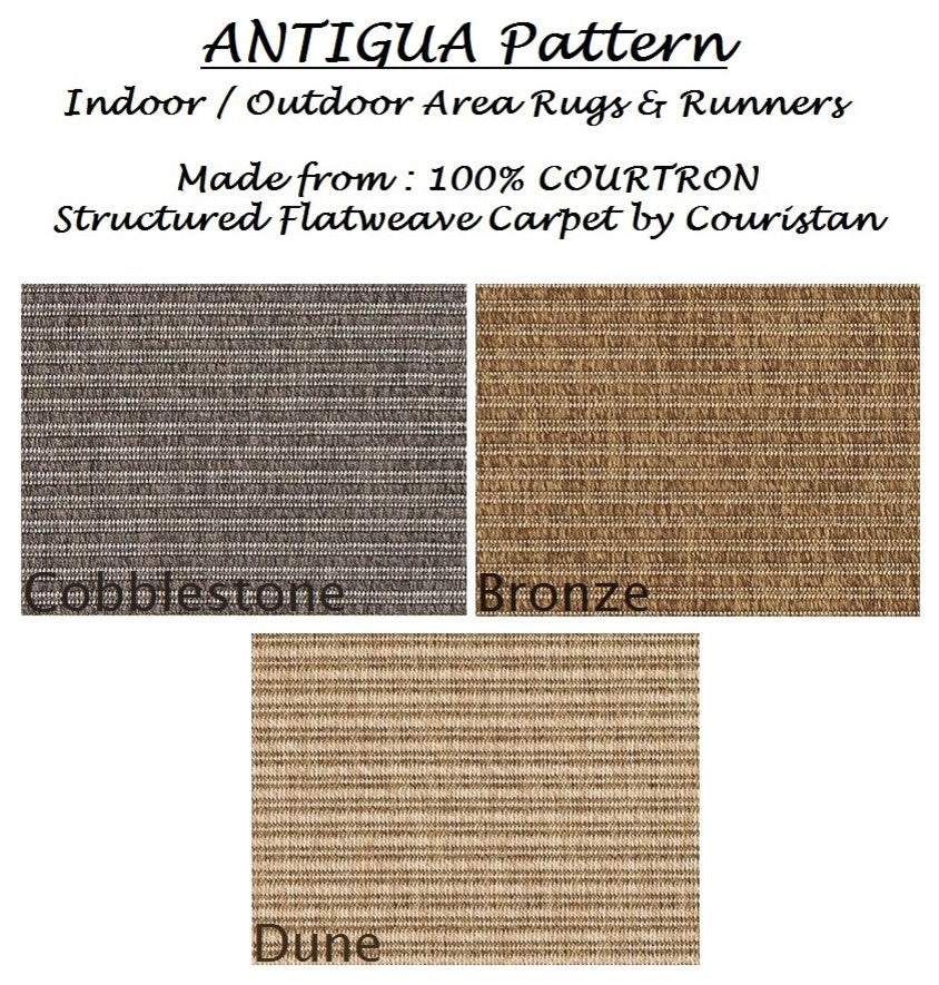 Couristan Antigua Indoor/Outdoor Accent Rugs - Stylish Comfort for Every Setting, Dune, 6'x9'