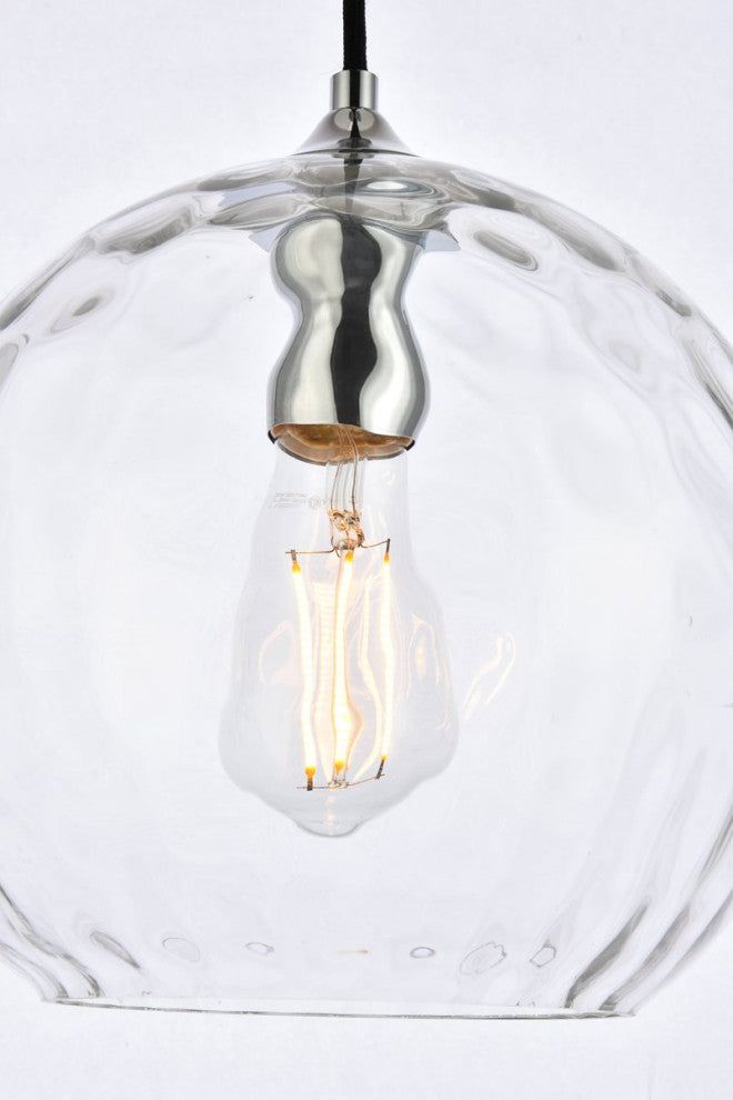 Constance 10" Light Chrome Pendant