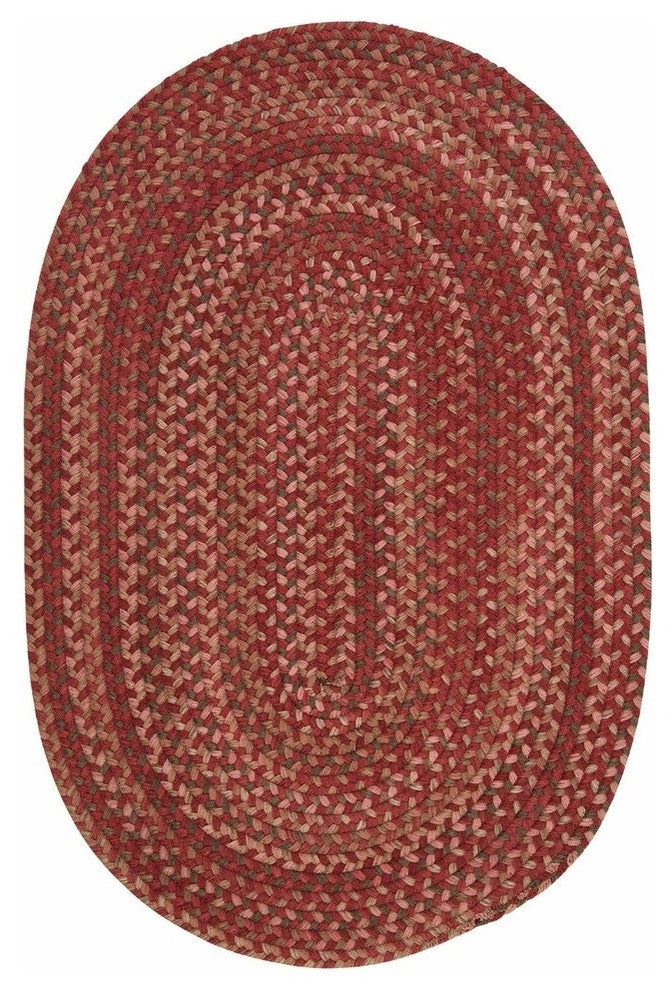 Oak Harbour Rug, Rhubarb, 3'x5'