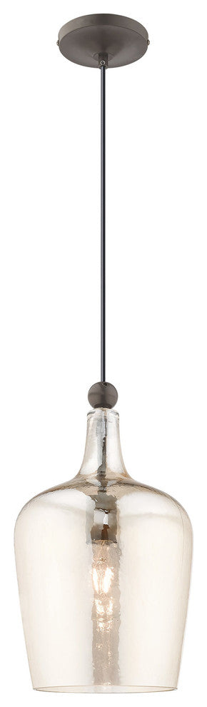 Livex Lighting English Bronze 1-Light Mini Pendant