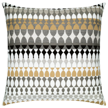 Modern Oval Dune Indoor/Outdoor Performance Pillow, 20"x20"