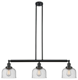 Innovations Lighting 213-Bk-S-G74-Led 3 Light Dimmable Led Island Light