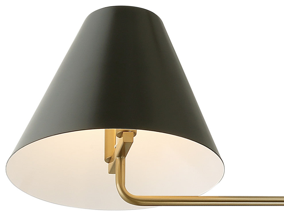 Xavier 4-Light Vibrant Gold Chandelier