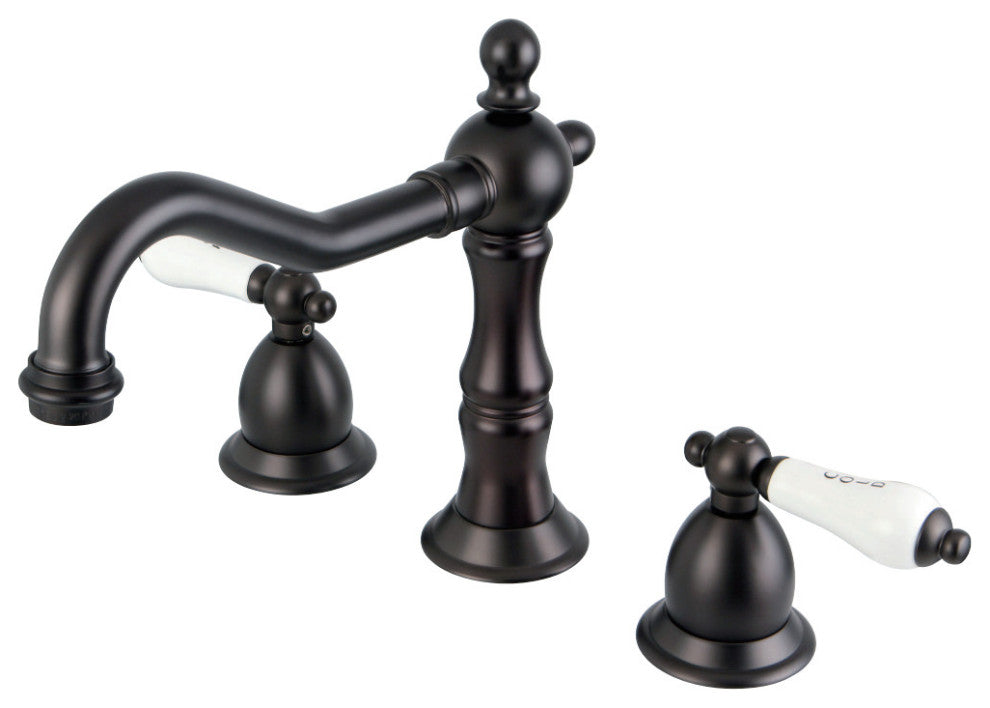 Kingston Brass CC53L5 8 to 16 in. Widespread Bathroom Faucet, Oil Rubbed Bronze