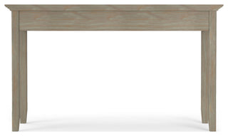 Amherst Solid Wood Desk, Distressed Gray