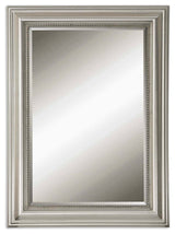 Boutique 37" Classic Silver Framed Wall Mirror