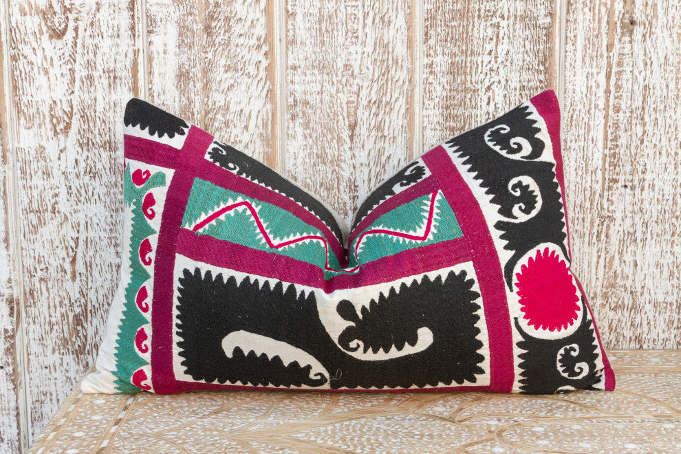 Olma Gul Suzani Lumbar Pillow