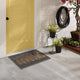 A1HC Designer "Welcome" Rubber Doormat, Cat Tail Welcome
