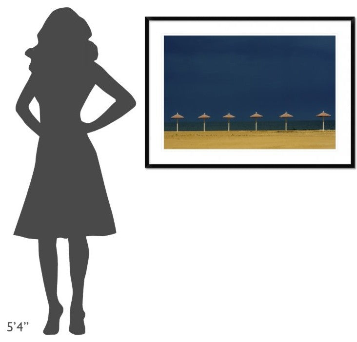 "Coming Hurricane" Framed Digital Print by Andriy Kovach, 44x32"