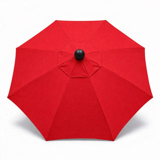 9' Round Universal Sunbrella Replacement Canopy, Jockey Red