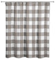 Taupe Buffalo Check 71x74 Shower Curtain