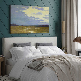 "Lemonade Skies" - A Serene Twilight Canvas Art Print