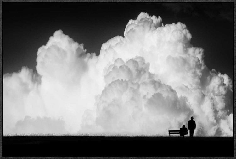 "Waiting For The Storm" Framed Canvas Giclee by Stefan Eisele, 31x21"