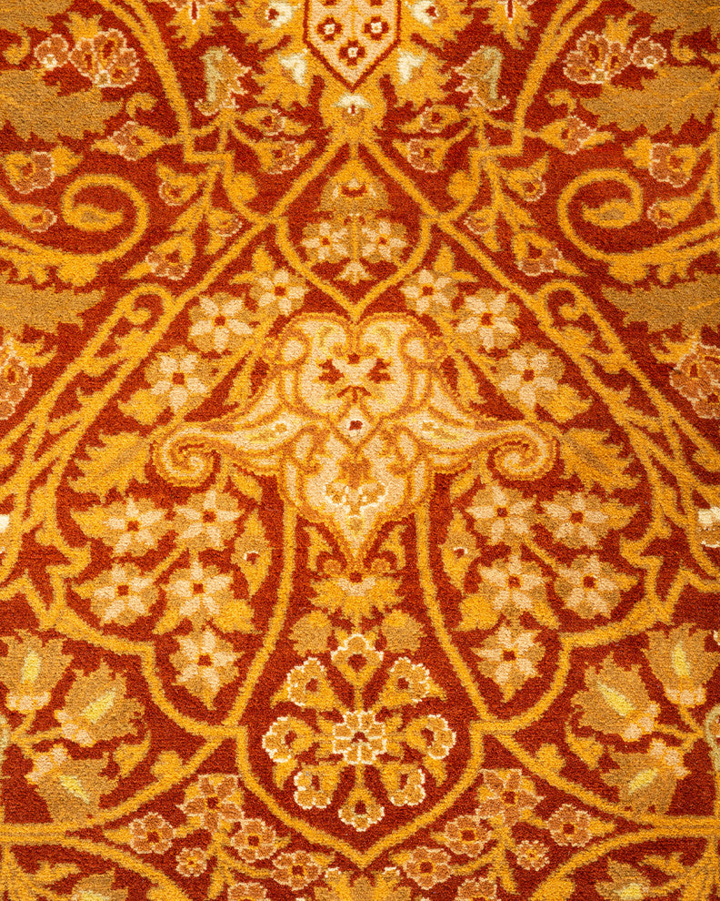 Bilin One-of-a-Kind Hand-Knotted Area Rug Orange, 8'3"x10'4"